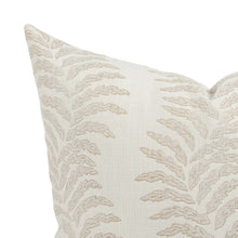 Load image into Gallery viewer, 20" Frond Indoor/Outdoor Pillow Cover | Sand - Live Beautiful Home

